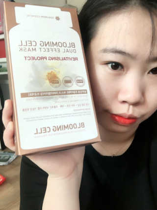 설레임코스메틱 블루밍셀 듀얼이펙트 리바이탈라이징팩 — 5점을 준 리뷰어가 2016년 12월 올린 사용 사진