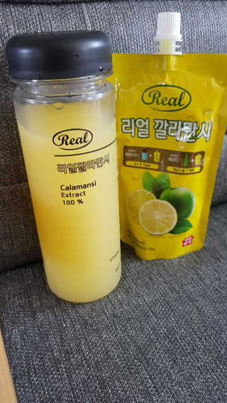장수농가 리얼깔라만시 — 4점을 준 리뷰어가 2018년 6월 올린 사용 사진