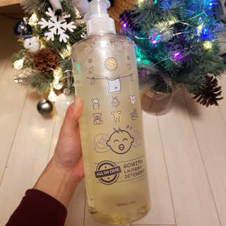 고위드 올인원 천연 세탁세제 — 5점을 준 리뷰어가 2018년 12월 올린 사용 사진