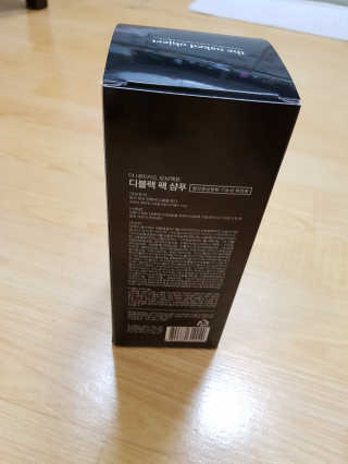 the naked object [탈모볼륨샴푸] 디블랙 팩 샴푸 — 5점을 준 리뷰어가 2019년 12월 올린 사용 사진