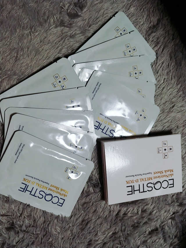 에코스떼 메탈디톡스 10매 리뷰 사진