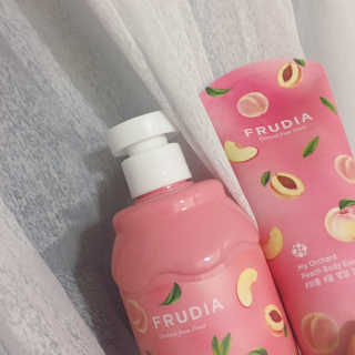 [후르디아] 복숭아 바디워시+바디에센스 세트 — 5점을 준 리뷰어가 2019년 7월 올린 사용 사진