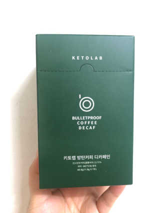 키토랩 방탄커피 디카페인 일주일용 — 3점을 준 리뷰어가 2019년 7월 올린 사용 사진