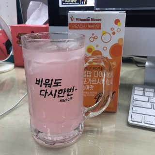 비타민하우스 버블팝 다이어트 발포가르시니아 청포도/복숭아 — 2.67점을 준 리뷰어가 2017년 5월 올린 사용 사진