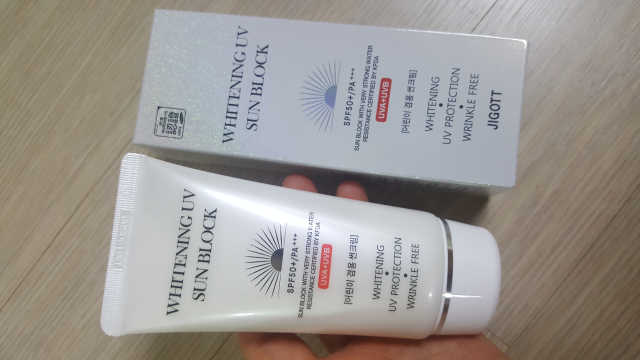 지고트 화이트닝 유브이 썬블럭 크림 70ml,1+1 리뷰 사진