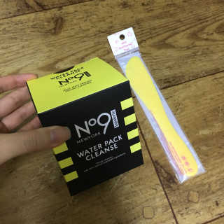 라빠레뜨 뷰티 넘버나인 워터팩 클렌즈 — 4점을 준 리뷰어가 2018년 9월 올린 사용 사진