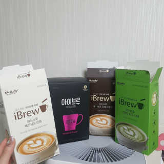 한국맥널티 아이브루 헤이즐넛향 100T — 4점을 준 리뷰어가 2019년 10월 올린 사용 사진