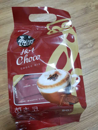 (주)쟈뎅 쟈뎅 까페모리 핫초코 50개입 — 5점을 준 리뷰어가 2017년 12월 올린 사용 사진