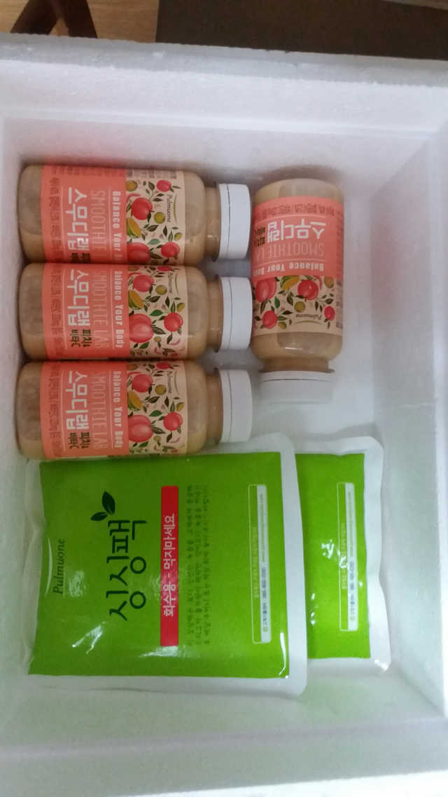 스무디랩 피치&비타 리뷰 사진