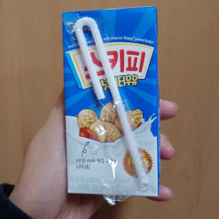 스키피피넛우유 스키피 피넛버터우유 — 3점을 준 리뷰어가 2019년 11월 올린 사용 사진