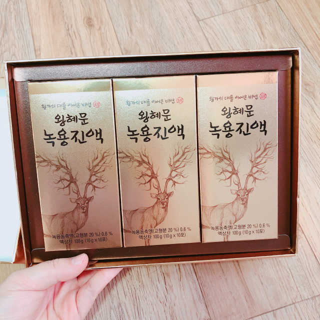 왕혜문 녹용진액 리뷰 사진