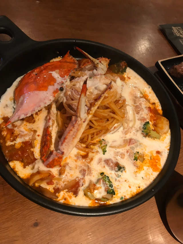 [블랙스테이크 강남점]부채살스테이크 + 파스타 set 리뷰 사진