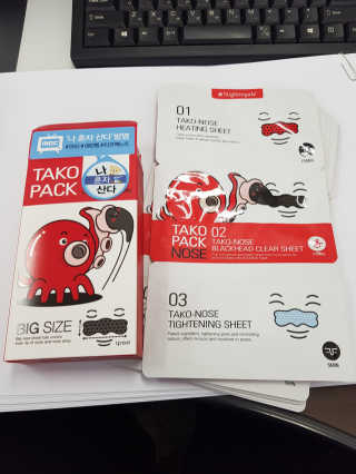 나이팅게일 TAKO PACK NOSE [문어코팩] — 5점을 준 리뷰어가 2018년 5월 올린 사용 사진