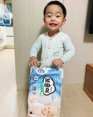 보솜이 리얼코튼 팬티형 — 5점을 준 리뷰어가 2019년 3월 올린 사용 사진
