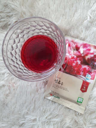 [하이헬스] 정말 진하고 맛있는 유기농 석류즙 30포 — 5점을 준 리뷰어가 2019년 11월 올린 사용 사진