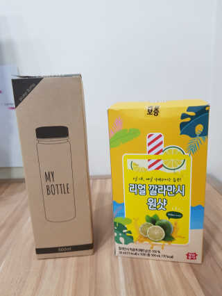 장수농가 리얼깔라만시 원샷 50ml 10팩+보틀 — 5점을 준 리뷰어가 2019년 5월 올린 사용 사진