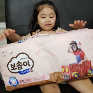 보솜이 액션핏 팬티형 — 5점을 준 리뷰어가 2019년 3월 올린 사용 사진