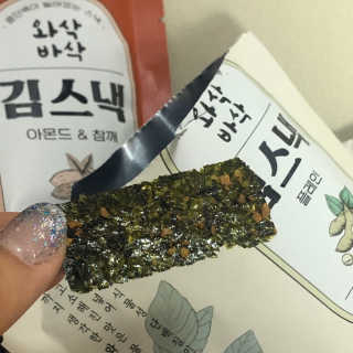 더빈트 와삭바삭 김스낵 — 3.5점을 준 리뷰어가 2019년 12월 올린 사용 사진