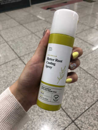달리프 클로렐라 베러 루트 쿨링 스프레이 100ml — 5점을 준 리뷰어가 2019년 7월 올린 사용 사진