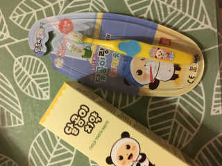 달곰이 어린이 치약+어린이 칫솔 SET — 4.17점을 준 리뷰어가 2017년 10월 올린 사용 사진