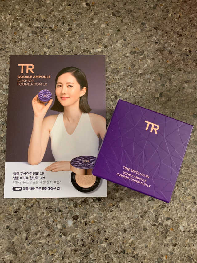 [TR] 더블 앰플 쿠션 파운데이션 LX 리뷰 사진