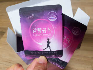 [감량공식] 다이어트 건강기능식품 — 5점을 준 리뷰어가 2019년 12월 올린 사용 사진