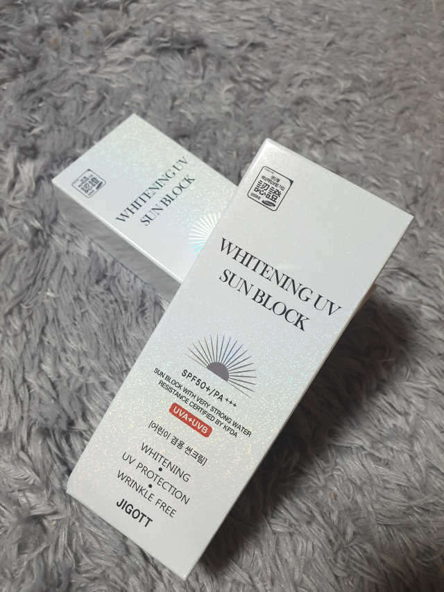 지고트 화이트닝 유브이 썬블럭 크림 70ml,1+1 리뷰 사진