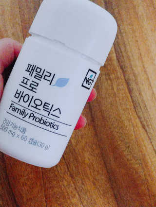 네츄럴굿띵스 패밀리 프로바이오틱스 60캡슐 — 5점을 준 리뷰어가 2018년 9월 올린 사용 사진