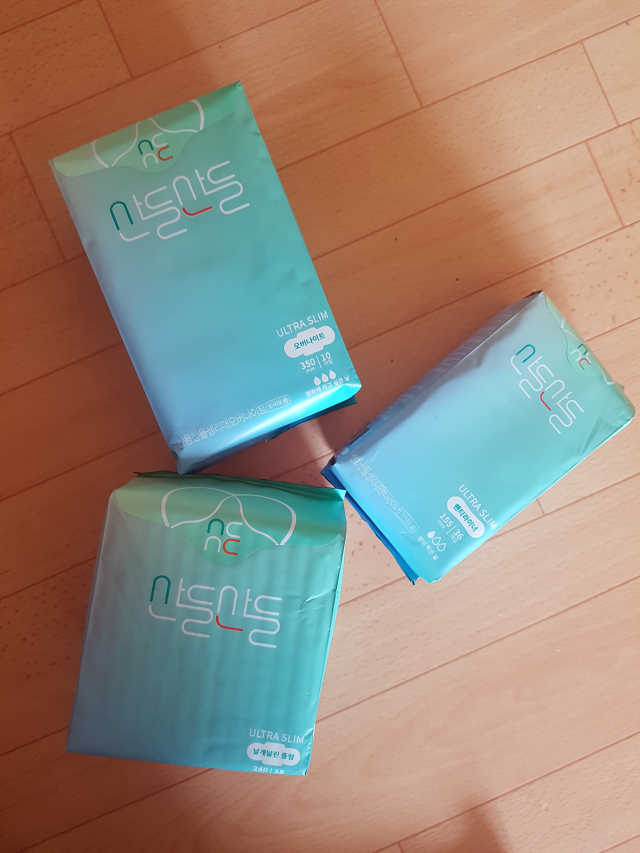 산들산들 생리대 체험 패키지 1 리뷰 사진