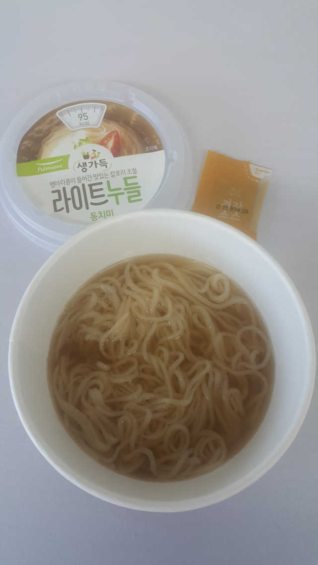 풀무원 라이트누들 리뷰 사진