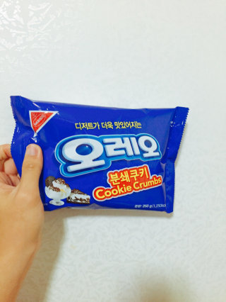 오레오 분쇄쿠키 — 4점을 준 리뷰어가 2016년 9월 올린 사용 사진