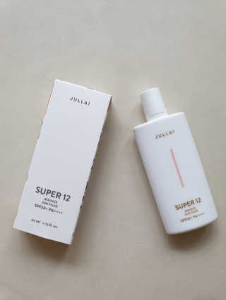 쥴라이Jullai 슈퍼 12 바운스 선 플루이드 SPF50+ PA++++ — 5점을 준 리뷰어가 2019년 7월 올린 사용 사진
