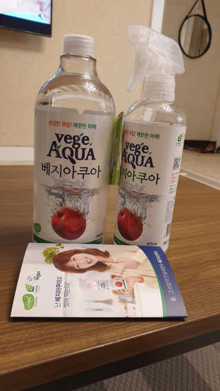 베지아쿠아 475ml + 리필 1000ml 1Set — 5점을 준 리뷰어가 2019년 7월 올린 사용 사진