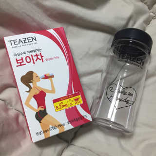 티젠 보이차 + 마이보틀 세트 — 4.5점을 준 리뷰어가 2018년 6월 올린 사용 사진