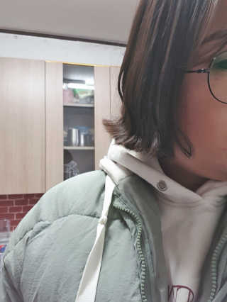 비메이트 볼륨업 헤어 스타일링 픽서 — 5점을 준 리뷰어가 2019년 11월 올린 사용 사진