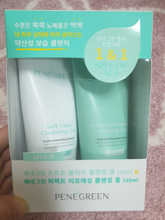 페네그린 약산성 보습 클렌저폼, 클렌징젤 리뷰 사진