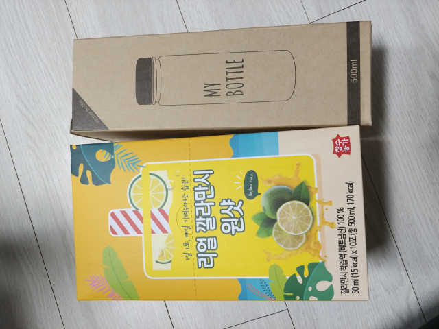 장수농가 리얼깔라만시 원샷 50ml 10팩+보틀 리뷰 사진