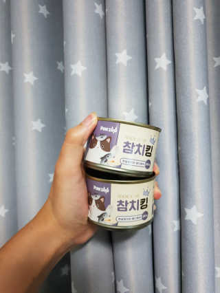 동원 참치킹 고양이 캔 12개입 — 5점을 준 리뷰어가 2018년 10월 올린 사용 사진