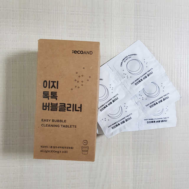 [에코앤드]이지톡톡 버블클리너 1종세척제 리뷰 사진