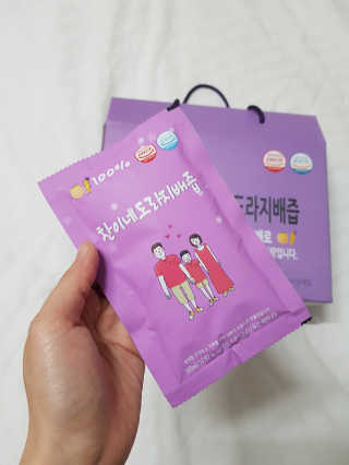 찬이네과수원 찬이네_도라지배즙 1BOX 50개입 — 5점을 준 리뷰어가 2018년 4월 올린 사용 사진