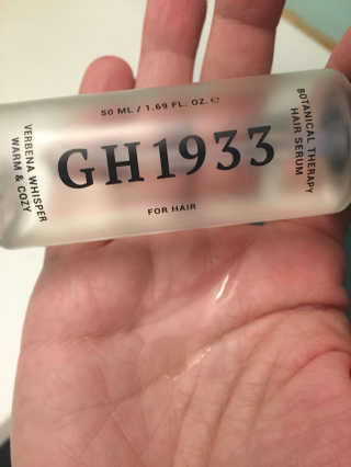 GH1933 식물 요법 헤어 세럼 — 5점을 준 리뷰어가 2018년 6월 올린 사용 사진