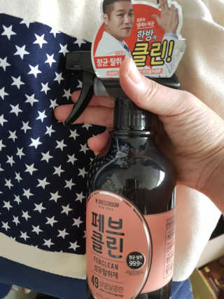 더블유드레스룸 페브클린 500ml — 5점을 준 리뷰어가 2018년 8월 올린 사용 사진