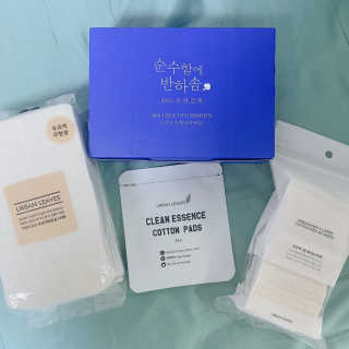 어반리브즈 프리미엄 화장솜 트라이얼 SET — 4점을 준 리뷰어가 2019년 8월 올린 사용 사진