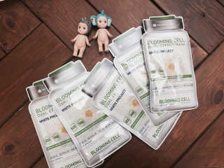 설레임코스메틱 블루밍셀 듀얼이펙트 화이트 마스크 — 4.5점을 준 리뷰어가 2016년 12월 올린 사용 사진