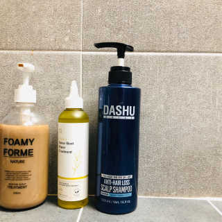 다슈코리아 다슈 데일리 단백질 한방 두피 골드 샴푸 500ml — 3.5점을 준 리뷰어가 2020년 3월 올린 사용 사진