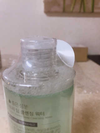 (주)에네스티 그린 티트리 딥 클렌징 워터 300ml — 4점을 준 리뷰어가 2019년 11월 올린 사용 사진