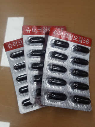 메이준뉴트리 슈퍼 크릴 오일58 1000mg x 30캡슐 — 5점을 준 리뷰어가 2020년 2월 올린 사용 사진