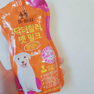 닥터할리펫밀크 8종 — 5점을 준 리뷰어가 2019년 4월 올린 사용 사진