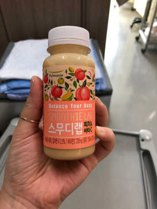 풀무원 스무디랩 피치&비타 — 4.67점을 준 리뷰어가 2017년 11월 올린 사용 사진