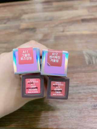 [블랙루즈] 에어 핏 벨벳 틴트 시즌2 中 택1+랜덤1 — 5점을 준 리뷰어가 2018년 10월 올린 사용 사진